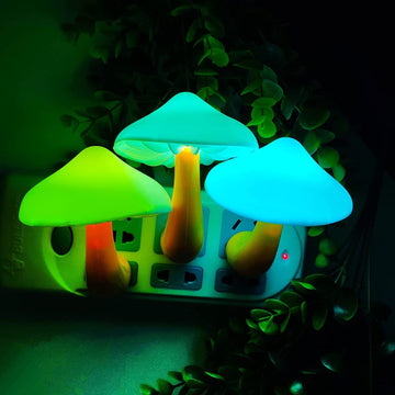 Big Mushroom Style Motion Sensor LED Decoration Light